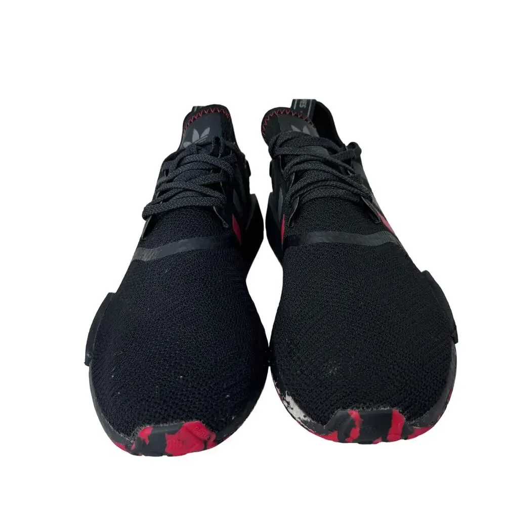Adidas NMD R1 Red Marble‎ G26514 Mens 11.5 Black Red Boost Shoes